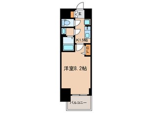 ﾌﾟﾚｻﾝｽ丸の内ｱﾃﾞﾙ(1206)の物件間取画像